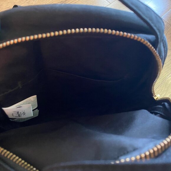 Sac à dos (Backpack) mini noir 2 cuir et nylon - Picture 3 of 6